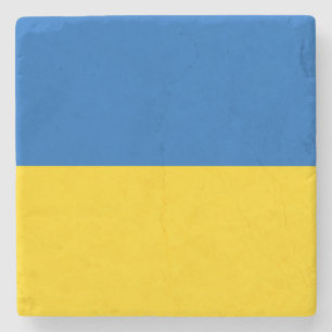 Dessous-de-verre En Pierre Drapeau patriotique ukrainien