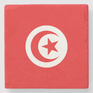 Dessous-de-verre En Pierre Drapeau Tunisie