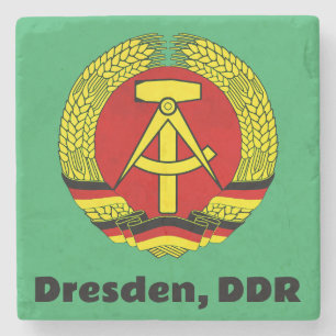 Dessous-de-verre En Pierre Dresde, DDR, Dresde, Allemagne - RDA est-allemande