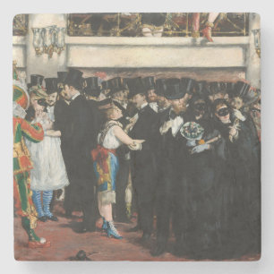 Dessous-de-verre En Pierre Edouard Manet - Bal masqué à l'Opéra