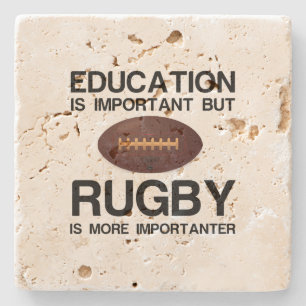 Dessous-de-verre En Pierre Éducation et rugby
