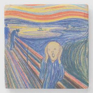 Dessous-de-verre En Pierre Edvard Munch - The Scream 1895