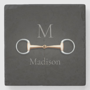 Dessous-de-verre En Pierre Eggbutt Snaffle Bit Equestrimed