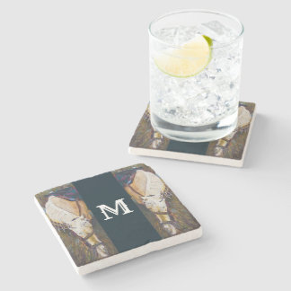 Dessous-de-verre En Pierre Élégant Monogram Horse
