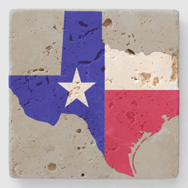 Dessous-de-verre En Pierre État du Texas (Devant)