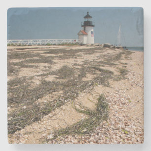 Dessous-de-verre En Pierre États-Unis, Massachusetts, Nantucket. Coquillage