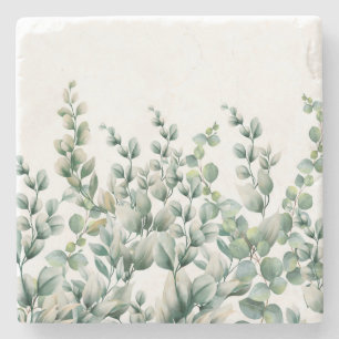 Dessous-de-verre En Pierre Eucalyptus vert