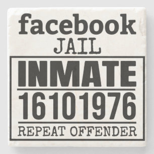 Dessous-de-verre En Pierre Facebook Prisonnier récidiviste