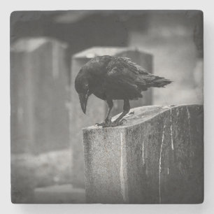 Dessous-de-verre En Pierre Falln Cemetery Crow