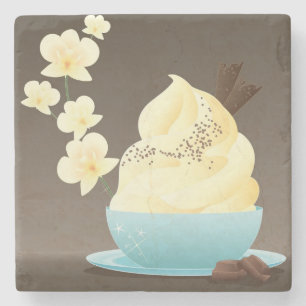 Dessous-de-verre En Pierre Festin de crème glacée