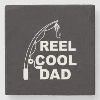 Dessous-de-verre En Pierre Fête des pères Reel Cool Papa