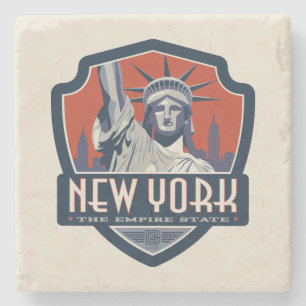 Dessous-de-verre En Pierre Fierté d'État New York