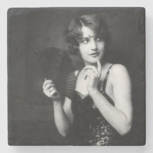 Dessous-de-verre En Pierre Fille de folies de Ziegfeld
