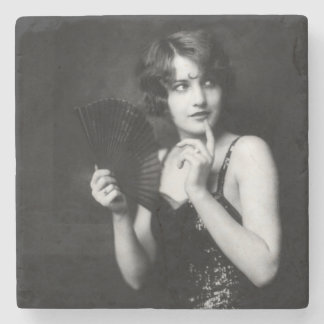 Dessous-de-verre En Pierre Fille de folies de Ziegfeld