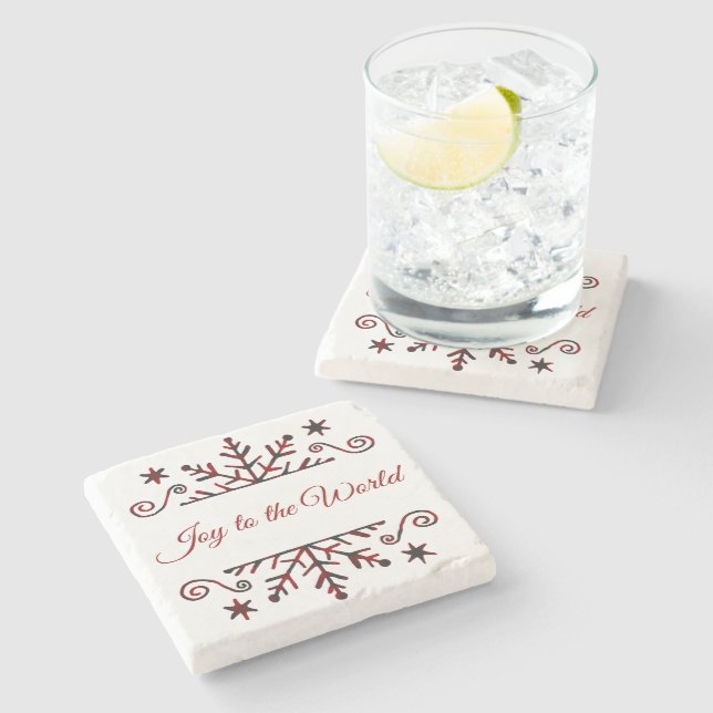 Dessous-de-verre En Pierre Flake de Plaid (Côté)