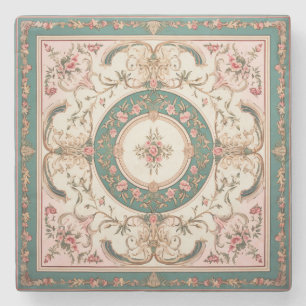Dessous-de-verre En Pierre Fleur de tapis persan