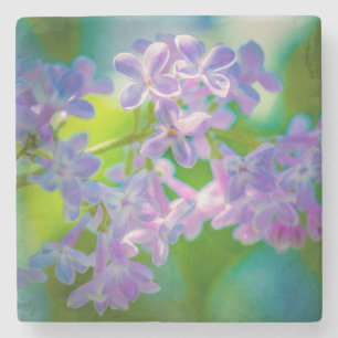 Dessous-de-verre En Pierre Fleurs de lilas violettes