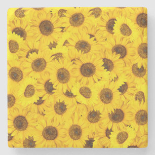 Dessous-de-verre En Pierre Fleurs de soleil