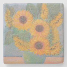 Dessous-de-verre En Pierre Fleurs de soleil molles