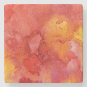 Dessous-de-verre En Pierre Fond de peinture d'aquarelle