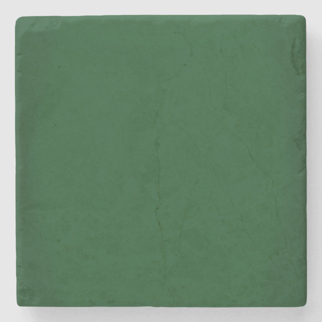 Dessous-de-verre En Pierre Forest Green moderne personnalisable (Devant)