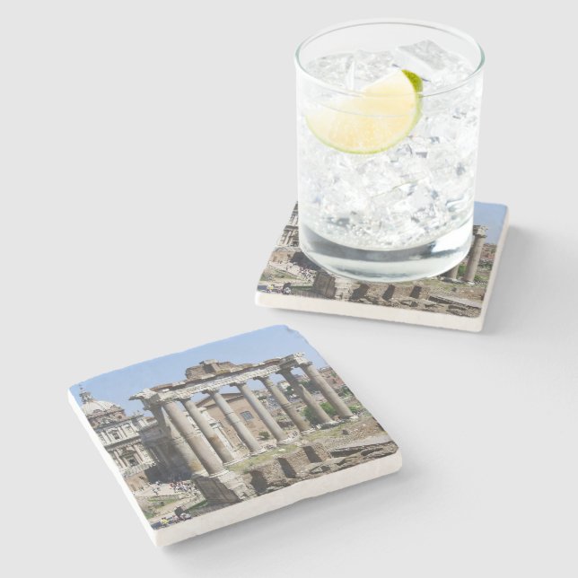 Dessous-de-verre En Pierre Forum romain (Côté)