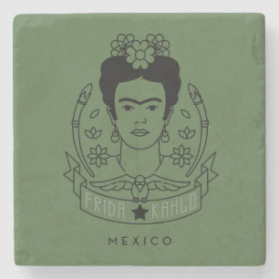 Dessous-de-verre En Pierre Frida Kahlo   Heroína