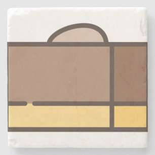 Dessous-de-verre En Pierre fudge au chocolat