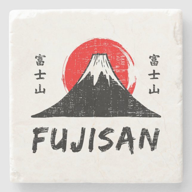 Dessous-de-verre En Pierre Fujisan (Devant)