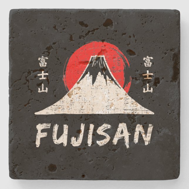 Dessous-de-verre En Pierre Fujisan (Devant)