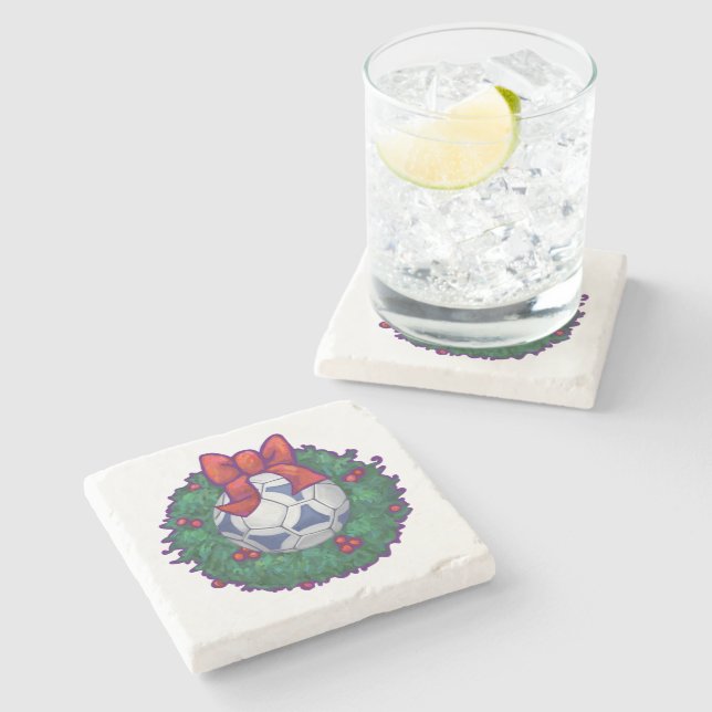 Dessous-de-verre En Pierre Futal Noël (Côté)
