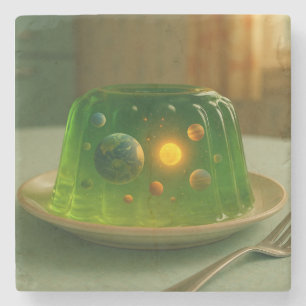 Dessous-de-verre En Pierre Galaxie dans MCM Jell-O Mold