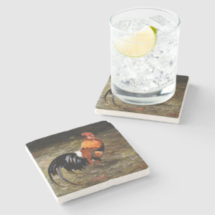 Dessous-de-verre En Pierre Gallo/Galo/Rooster