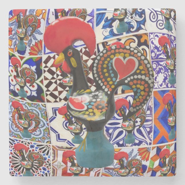 Dessous-de-verre En Pierre Galo de Barcelos Portugal (Devant)