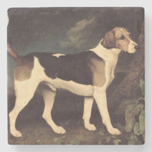 Dessous-de-verre En Pierre George Stubbs Ringwood, un fox-hound de
