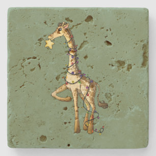 Dessous-de-verre En Pierre Girafe brillante
