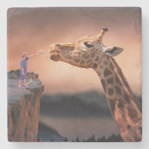 Dessous-de-verre En Pierre Giraffe