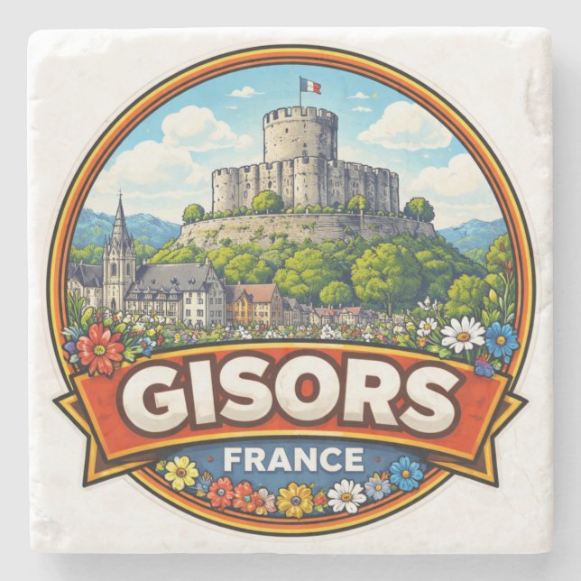 Dessous-de-verre En Pierre Gisors France  (Devant)