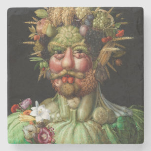 Dessous-de-verre En Pierre Giuseppe Arcimboldo - Vertumnus