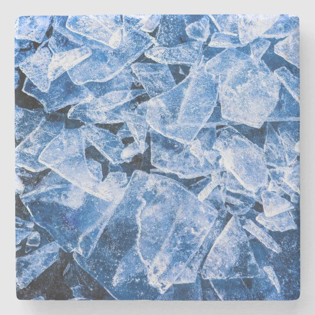 Dessous-de-verre En Pierre Glace (Devant)