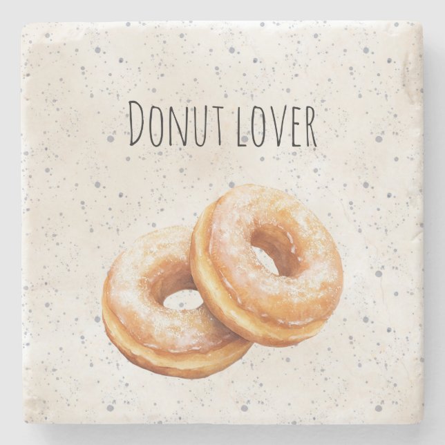 Dessous-de-verre En Pierre Glazed Donuts Sweet Treats (Devant)