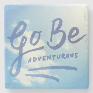 Dessous-de-verre En Pierre Go Be Adventuring Sky