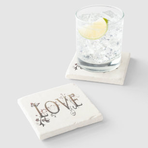 Dessous-de-verre En Pierre Gold Love