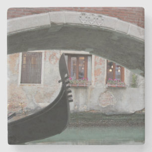 Dessous-de-verre En Pierre Gondola à Venise Canal Italie