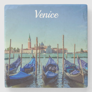 Dessous-de-verre En Pierre Gondolas à Venise, Italie