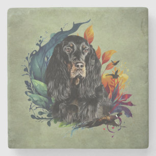 Dessous-de-verre En Pierre Gordon Setter