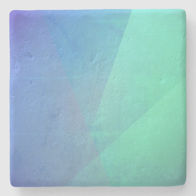 Dessous-de-verre En Pierre Gradation Blue Aqua & Turquoise (Devant)