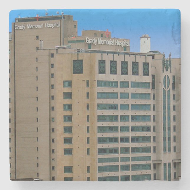 Dessous-de-verre En Pierre Grady Hospital Atlanta, Grady Hospital (Devant)