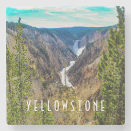 Dessous-de-verre En Pierre Grand Canyon de Yellowstone
