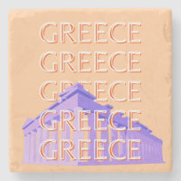 Grèce, Athènes Travel Art, Orange